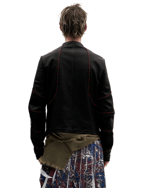 BLACK LEATHER JACKET