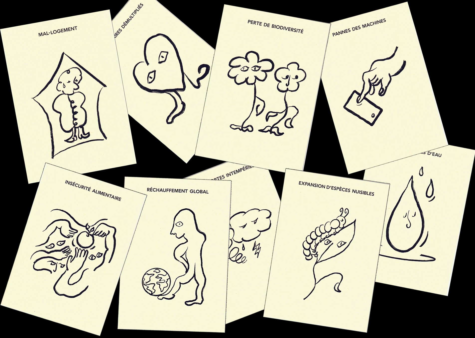 Climate changes - card games