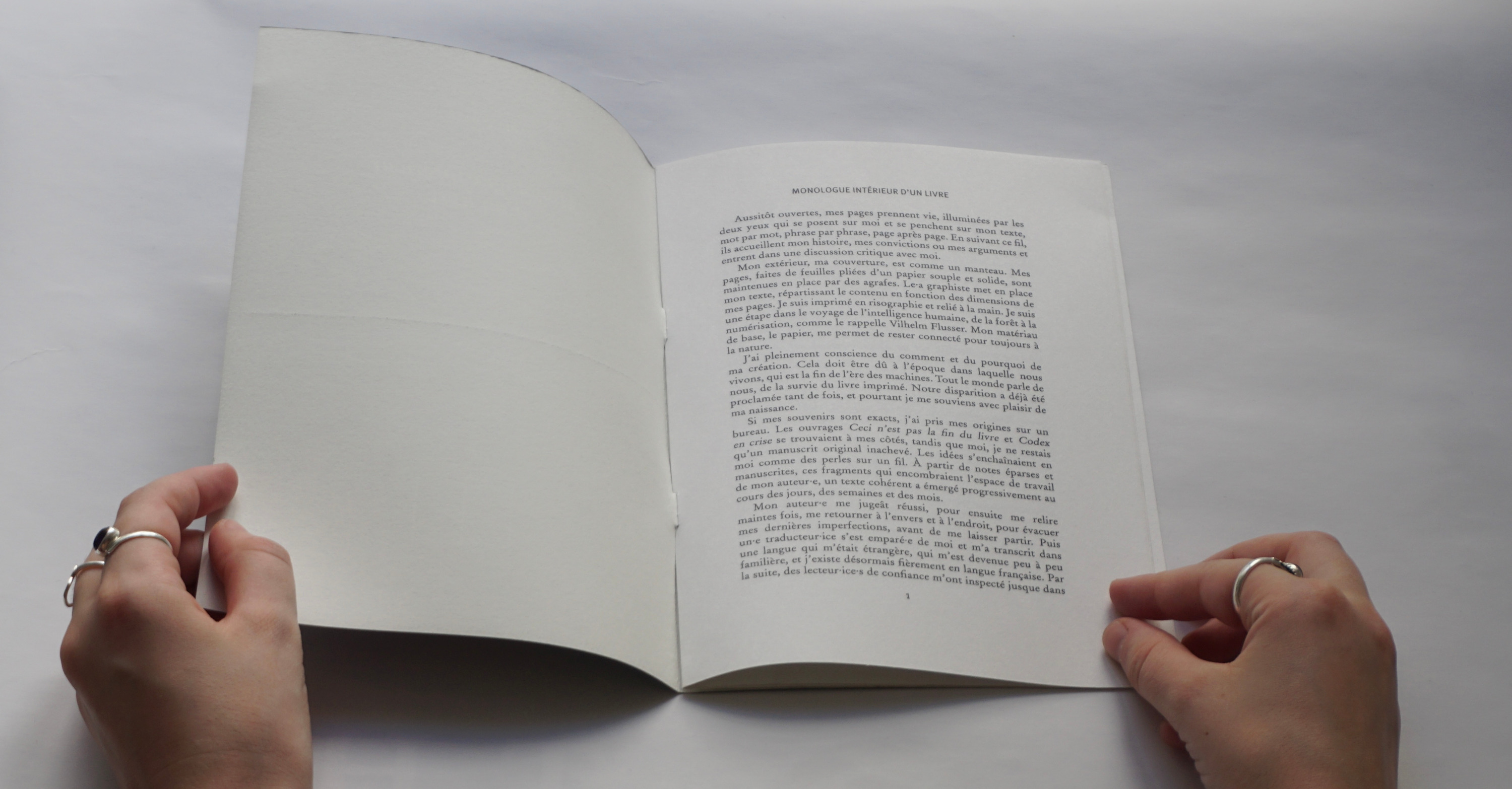 Monologue intérieur d'un livre